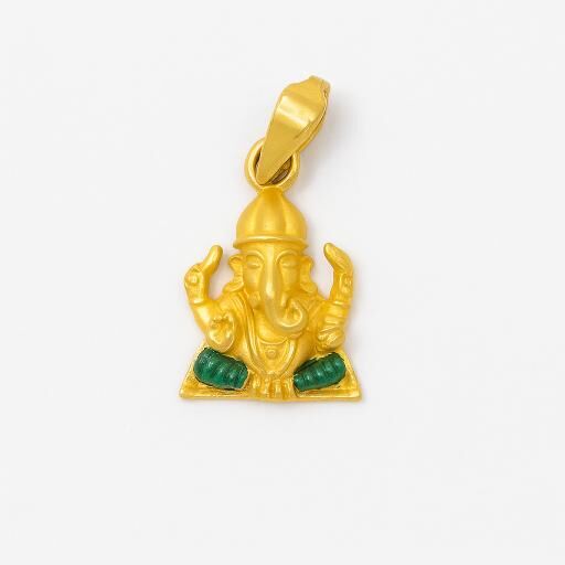Ganesha Gold Pendant