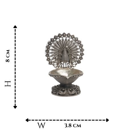 Antique Peacock Lamp - Image 2